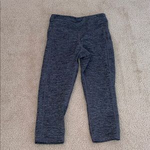 Champion gray and black cropped leggings.